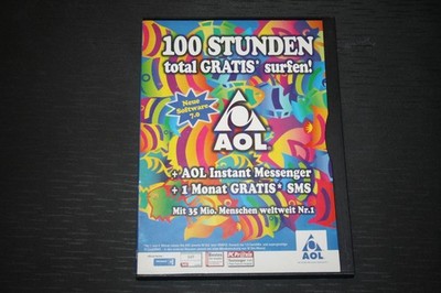AOL 7.0 Internet by call Software PC CD Retro Vintage 2000er Jahre OVP
