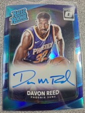 2017-18 Panini Davon Reed #169 AUTOGRAPHED Optic Blue AC100