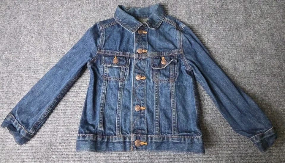Vintage Ralph Lauren Polo Kids Denim Jacket 4 4T Toddler Baby Coat - Image 2 of 4
