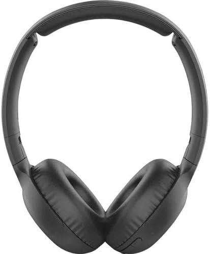 Philips Bluetooth Headphones With Mic Sound Isolation Flat Folding Black