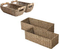Small Wicker Baskets, Toilet Basket Tank Topper