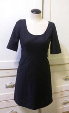 New JCREW Super 120s Caryn Dress 4 black $188
