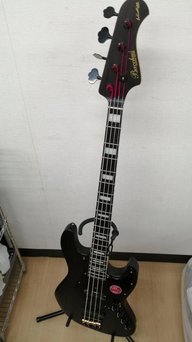 BACCHUS WOODLINE 417 AC BGP/E BLK/OIL Electric Bass #28653 | eBay