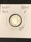 1903-O Barber Dime F  **Cleaned**
