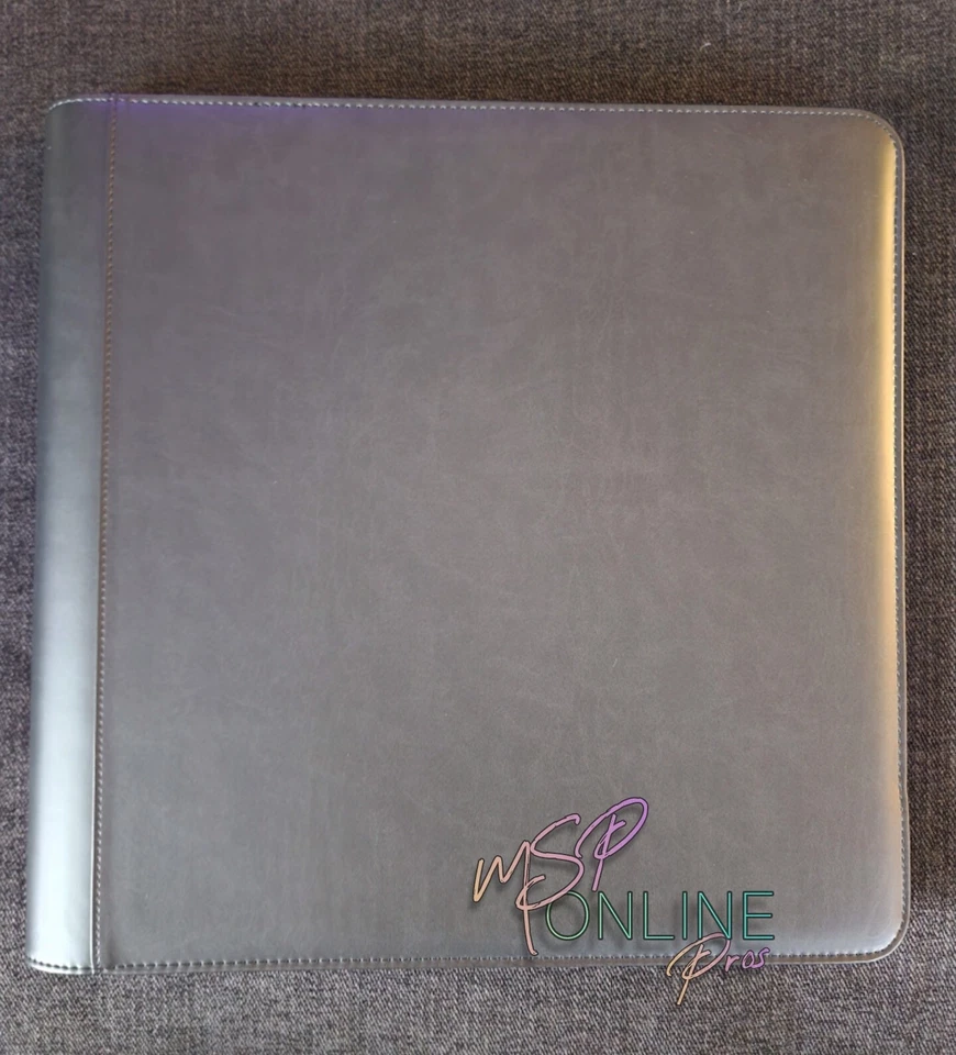 TopLoader 12 BOLSILLOS | Carpeta de tarjetas coleccionables con cremallera cargador superior 336 tarjetas 14 páginas  Foto 2 de 4