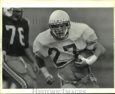 1991 Press Photo Tulane college football player Chance Miller - nos24476