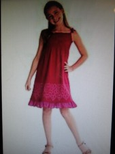 American Girl Doll Pretty Party Dress for GIRLS Size 12 Valentine's Hearts NWOT