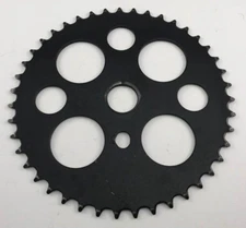 Vintage Black Steel BMX / Cruiser 43 Tooth Chainring
