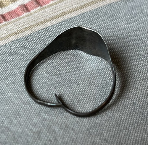 Ancienne bague chinoise en argent émaillé réglable - Photo 4/4