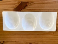 CB2 White Rectangular Serving Tray 13" x 4.7"