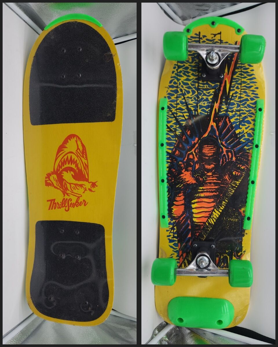 NEW 1980s Skateboard - THRILLSEEKER -MUMMY 80s Trucks Wheels NEW 1980s Skateboard - THRILLSEEKER -MUMMY 80s Trucks Wheels