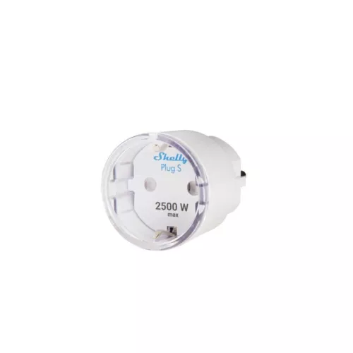 Shelly Plus Plug S - Intelligente Steckdose Funktioniert mit Alexa & Google