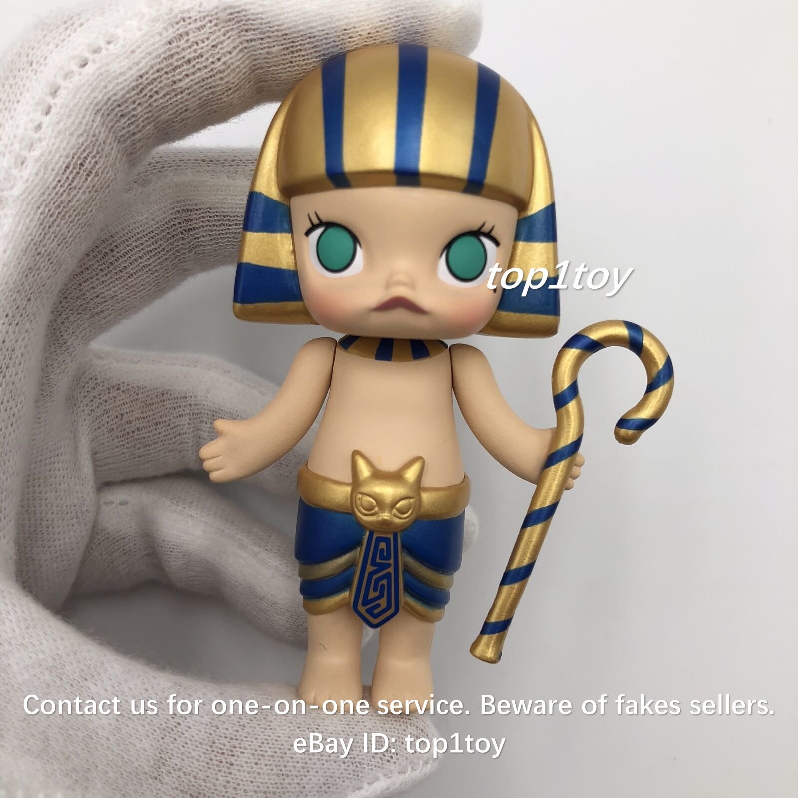 POP MART KENNYSWORK Molly Art Pharaoh Mini Figure