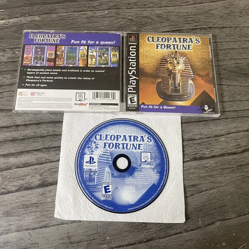 Cleopatra's Fortune (Sony PlayStation 1, 2003) CIB Registration Card