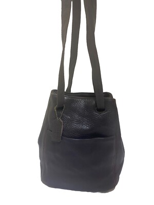 Coach vintage Sonoma black leather backpack bucket s-l400.jpg main image 3