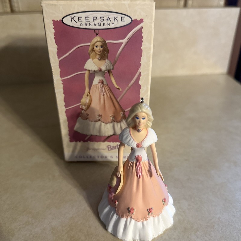 Hallmark Keepsake Ornament Springtime Barbie 3rd in Series 1997