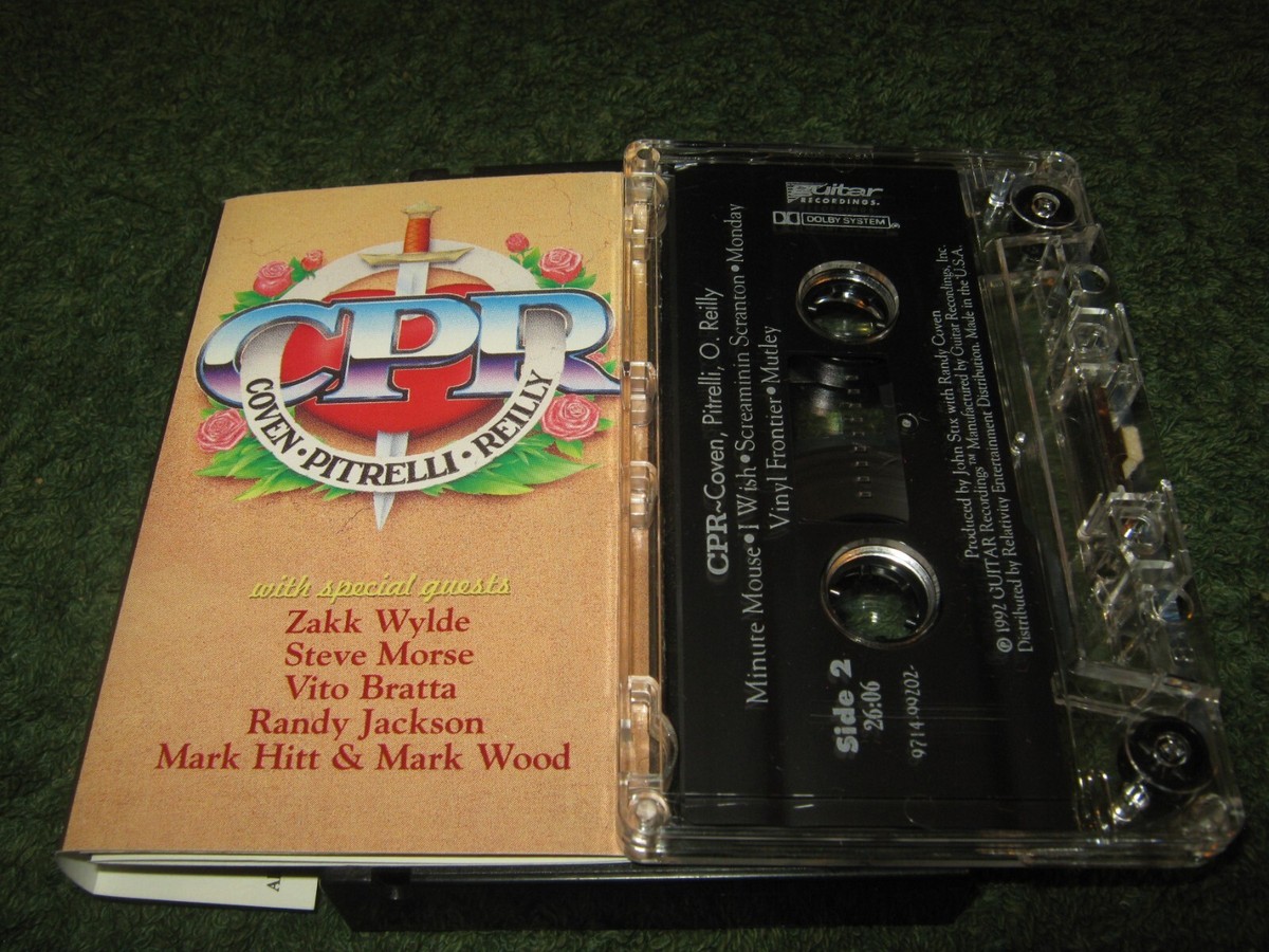 CPR - Coven Pitrelli Reilly (cassette) w/ zakk wylde steve morse