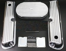 15 Oval Air Cleaner Wfinned Retro Aluminum Valve Covers Ford 289 302 351w 15 Oval Air Cleaner Wfinned Retro Aluminum Valve Covers Ford 289 302 351w