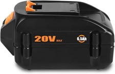 6.5Ah High-Capa for WORX WA3575 20V PowerShare 2.0 Ah Replacement Battery
