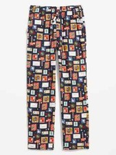 NWT Old Navy Flannel Pajama Pants Sleep Lounge Mens Medium Navy Special Delivery