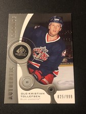 2005-06 SP Game Used Edition Authentic Rookies Ole-Kristian Tollefsen Rookie RC