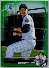 2017 Bowman Draft Chrome Green Refractor /99 Riley Pint #BDC-111 Rockies