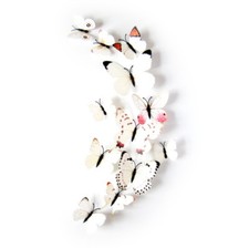 12-Pack 3D Butterfly Wall Stickers PVC Decals Home Decor Art Mural for Bedroom