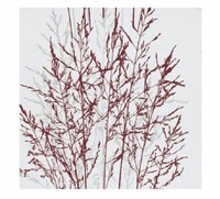 Erismann Tapete Vlies Senses 5722-06 Grau Rot Stylisch Zweig