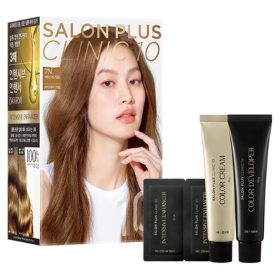 Mise-en-scène Salon PLUS CLINIC 10 hair dye, 7 butter brown, 1EA