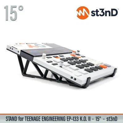 ST3ND STAND for Teenage Engineering EP-133 K.O. II / EP-1320 MEDIEVAL -15°