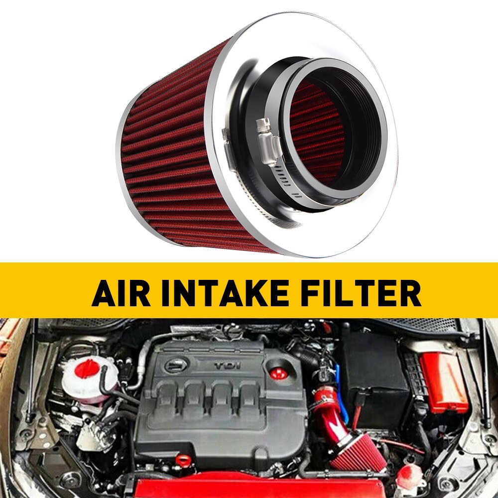 Car Cold Air Intake Filter Induction Kit Pipe Power Flow Hose System Accessories