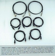 Collins Premium Cable Set the KWM-2 /2A to the 312B-5 With Belden RG-58A/U