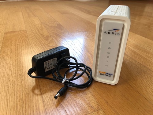Alimentatore AC/DC PKPOWER Per Modem/router ARRIS SURFboard SBG6700-AC, Cavo 2 Metri