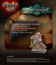 Avatars of War AoW51 Dwarf Thunderlord with two pistols 28mm Dwarves