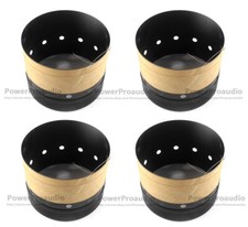 4 pcs of 76mm 3' inch black aluminous bass loudspeaker woofer speaker voice coil