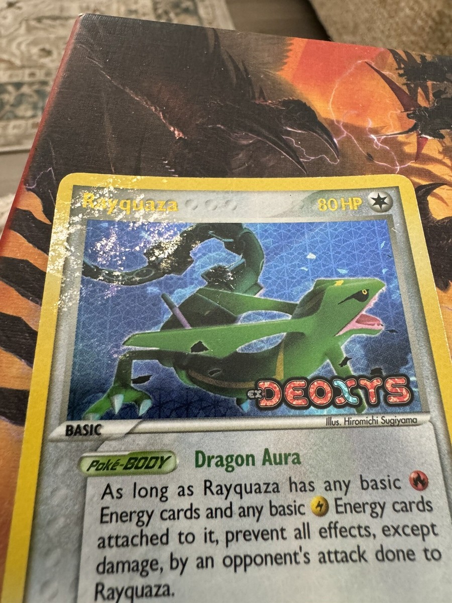 MP/HP- RAYQUAZA Reverse Holo 22/107 STAMPED Rare Foil MP/HP- RAYQUAZA Reverse Holo 22/107 STAMPED Rare Foil