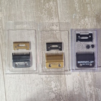 BRDCLIP Clipper Replacement Blades FMS 5.0 DLC 2.0 Silver Gold Black
