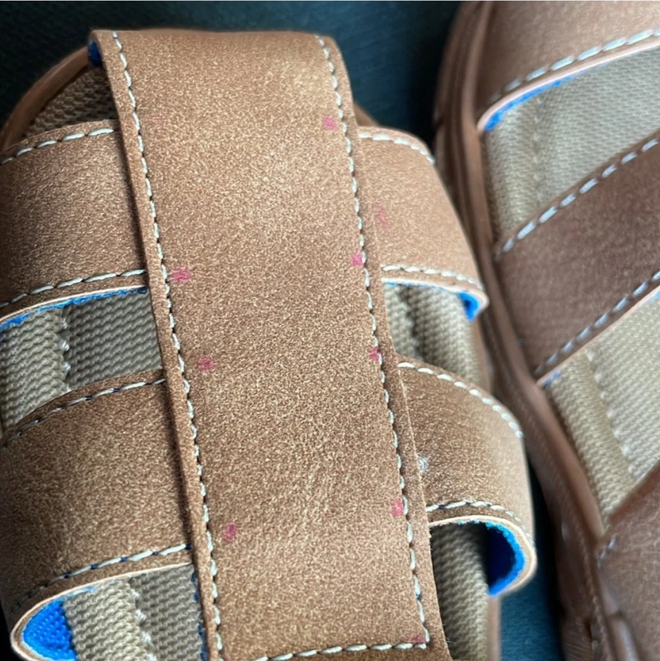 Sandalias de pescador Kenneth Cole Reaction Benjamin Casey para niños - talla 8 para niños pequeños Foto 4 de 4