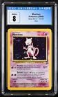 Pokémon TCG Mewtwo Base Set 2 Holo CGC 8 NM/MINT #010/130