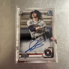 2020 Bowman Chrome - Prospect Autographs Jordan Brewer #CPA-JBR (AU, RC)