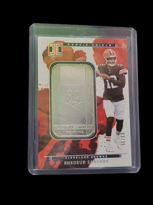 2025 Panini Rookie Shield Shedeur Sanders #10 RC 1 Troy Ounce .999 Silver