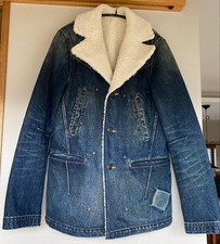 number (n)ine Boa Collar Denim Jacket