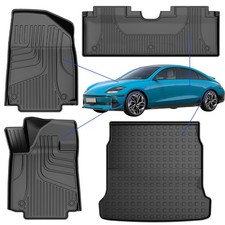 Hyundai Ioniq 6 Floor Mats and Cargo Liner Compatible with 2023-2025