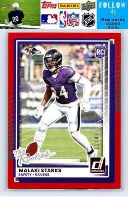 2025 Donruss #DRH-60 Malaki Starks Red /49