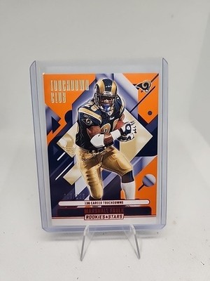 Marshall Faulk #4 2025 Panini Rookies & Stars Touchdown Club Orange 15/149