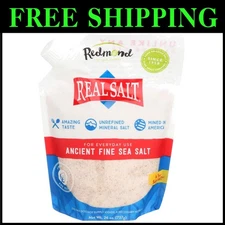 Ancient Fine Sea Salt, Unrefined Mineral Salt - 26oz Pack