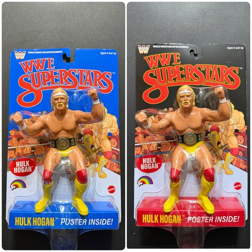WWE LJN Superstars Hulk Hogan Action Figure 1980s Retro 8" Set Brand New