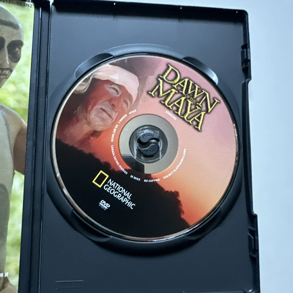 National Geographic Dawn of the Maya (2003) Used DVD Gavin MacFayden Rich Hanson - Image 4 of 4