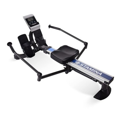 Stamina Hydraulic Rowing Machine, BodyTrac Glider with Cylinder Resistance, 2...