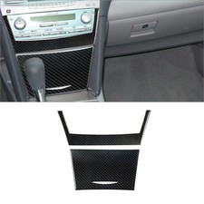 2pcs Carbon Fiber Interior Central Console Cover Trim For 07-2011 Toyota Camry 2pcs Carbon Fiber Interior Central Console Cover Trim For 07-2011 Toyota Camry